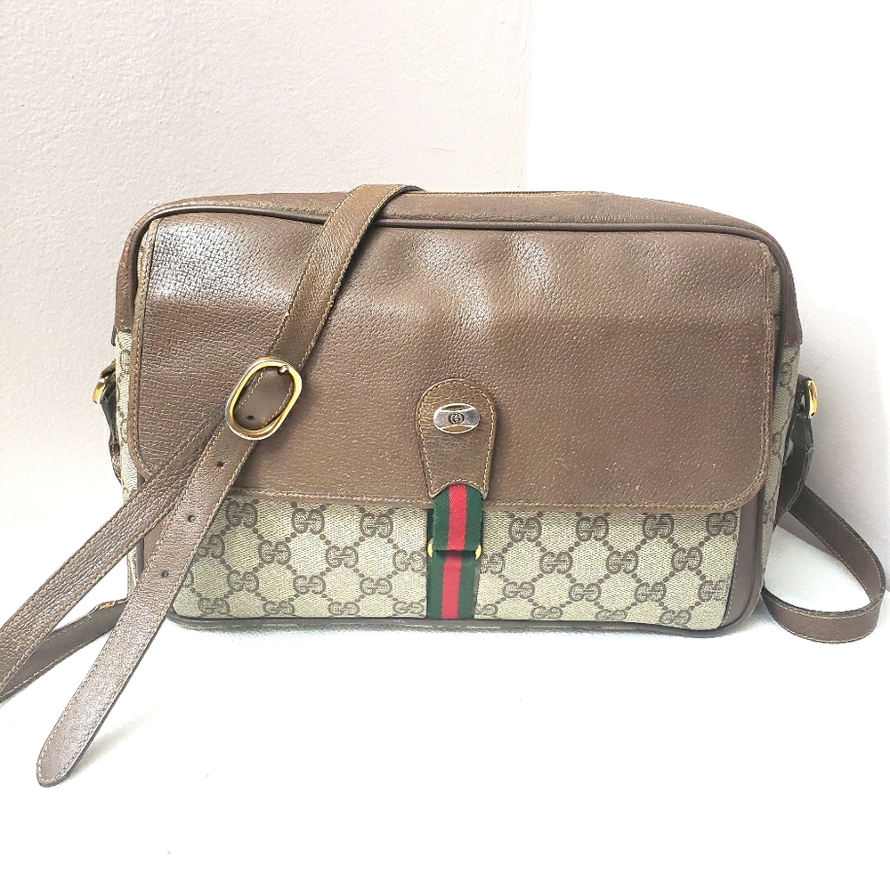 Authentic vintage Gucci large crossbody